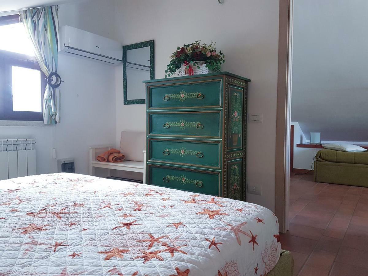 Mansarda Con Vista Piscina Villa กัมโปเฟลิเช ดิ โรชเชลลา ภายนอก รูปภาพ