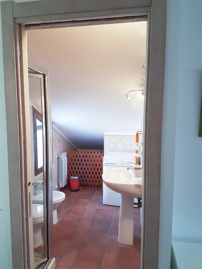 Mansarda Con Vista Piscina Villa กัมโปเฟลิเช ดิ โรชเชลลา ภายนอก รูปภาพ